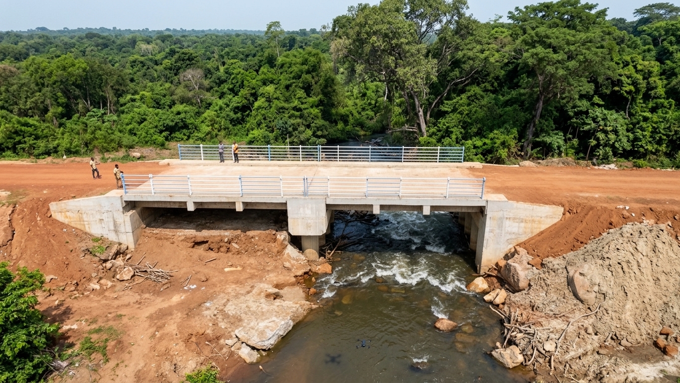 Lualaba : le pont Mukulweshi ouvre l’accès aux quatre territoires depuis Lufupa